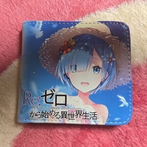 New Re:zero anime manga leather wallet